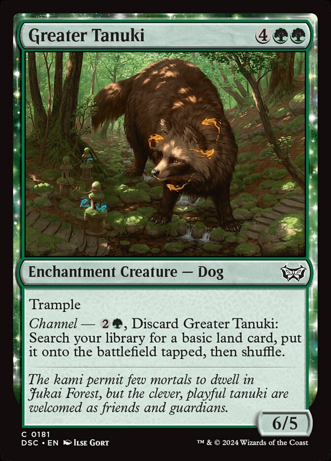 Greater Tanuki 181/40 (Commander: Duskmourn: House of Horror)  | Good Games Modbury