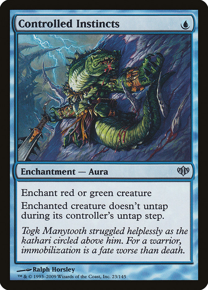 Controlled Instincts 23/145 (Conflux)  - Foil | Good Games Modbury
