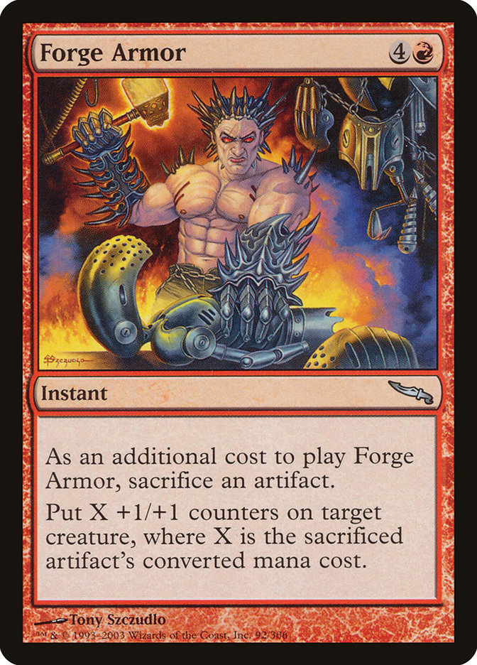 Forge Armor 92/306 (Mirrodin)  - Foil | Good Games Modbury