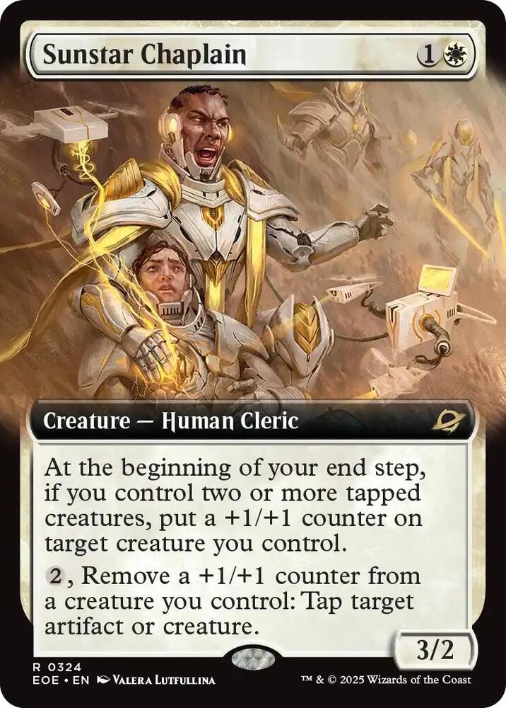 Sunstar Chaplain  324/276 (Edge of Eternities)  - Extended Art | Good Games Modbury