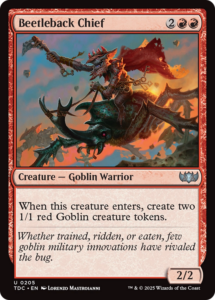 Beetleback Chief [Tarkir: Dragonstorm Commander] | Good Games Modbury