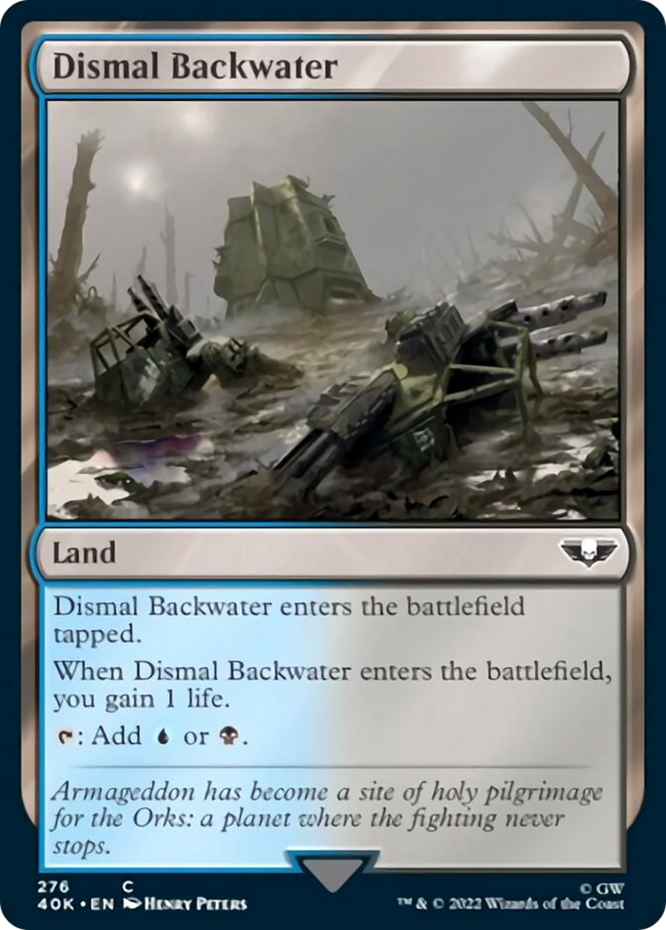 Dismal Backwater (Surge Foil) [Universes Beyond: Warhammer 40,000] | Good Games Modbury