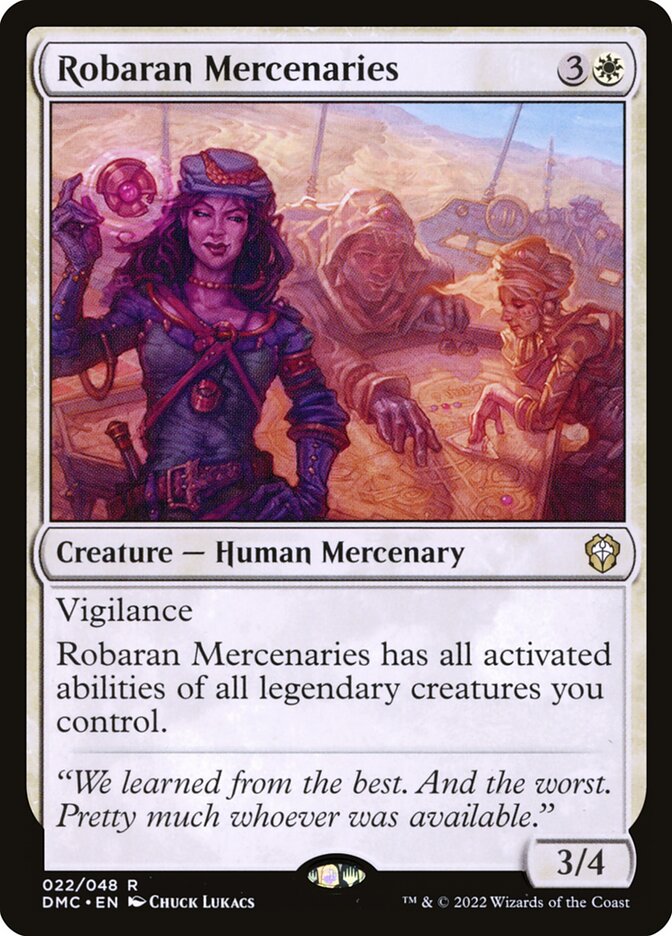 Robaran Mercenaries 22/50 (Commander: Dominaria United)  | Good Games Modbury