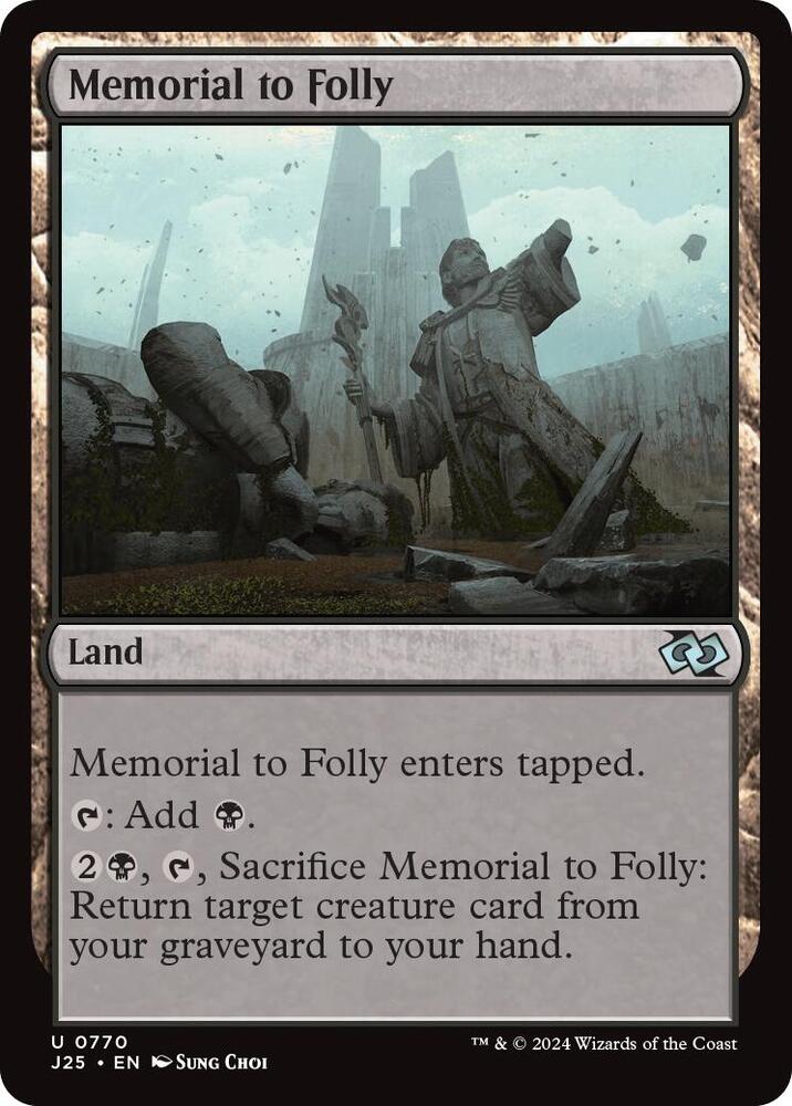 Memorial to Folly 770/779 (Foundations Jumpstart)  | Good Games Modbury