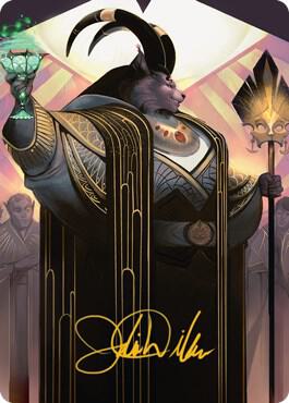 Jetmir Nexus of Revels Art Card 68 81 Gold Stamped Signature 68 (Art Series: Streets of New Capenna)  | Good Games Modbury