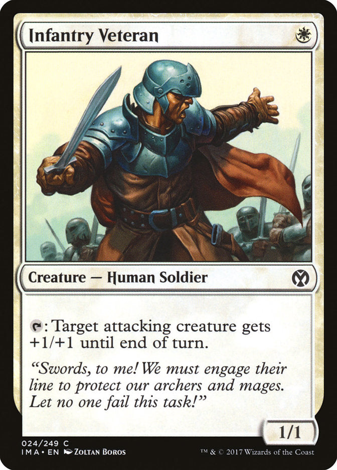 Infantry Veteran 24/249 (Iconic Masters)  - Foil | Good Games Modbury