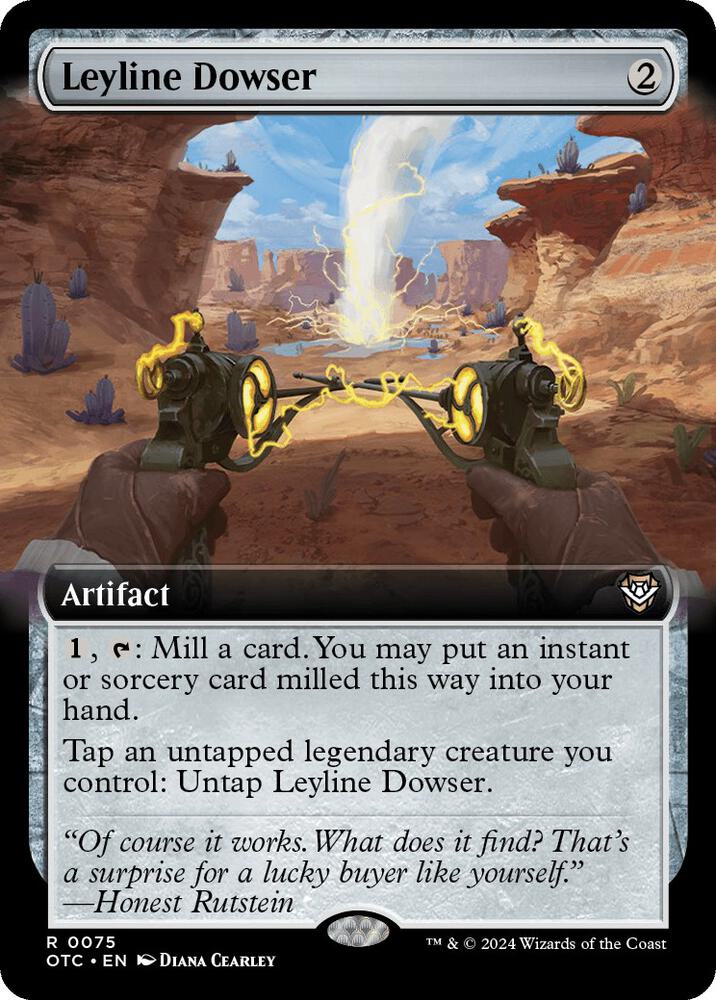 Leyline Dowser 75/342 (Commander: Outlaws of Thunder Junction)  - Extended Art | Good Games Modbury