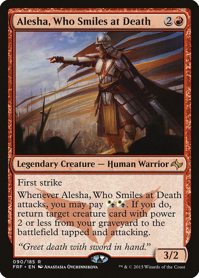 Alesha, Who Smiles at Death 90/185 (Fate Reforged)  | Good Games Modbury