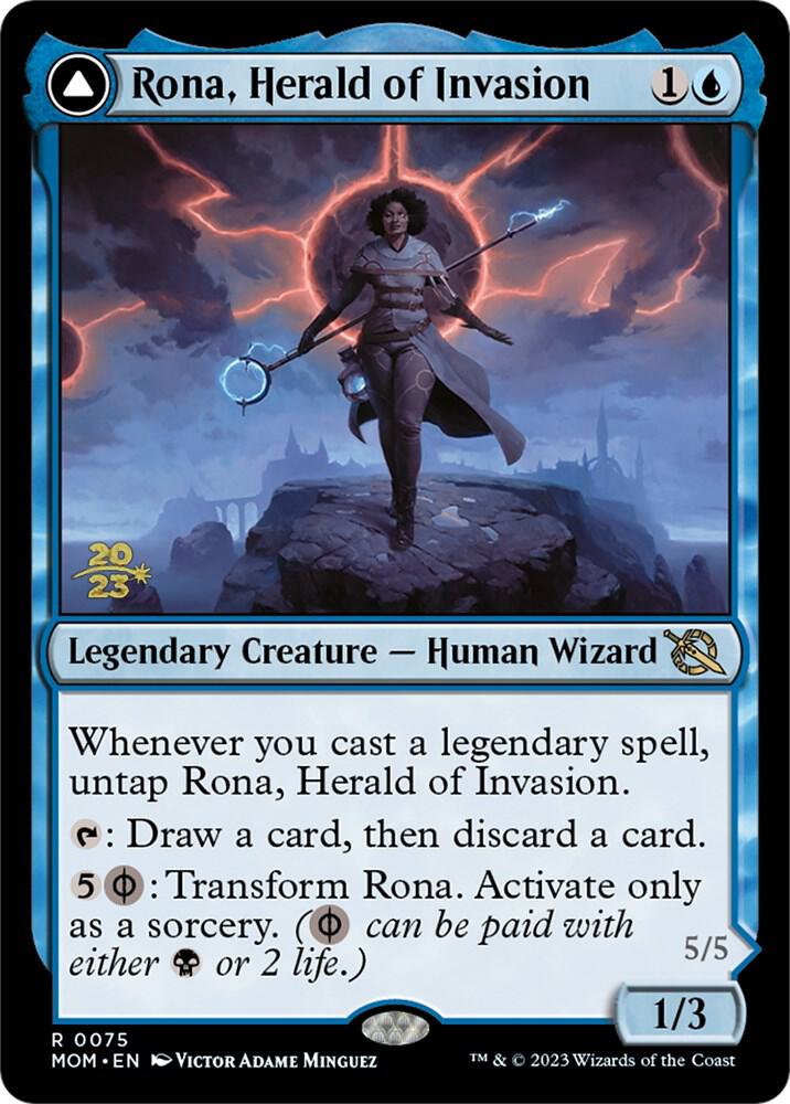 Rona Herald of Invasion 75s/162 (Prerelease Cards)  - Foil | Good Games Modbury