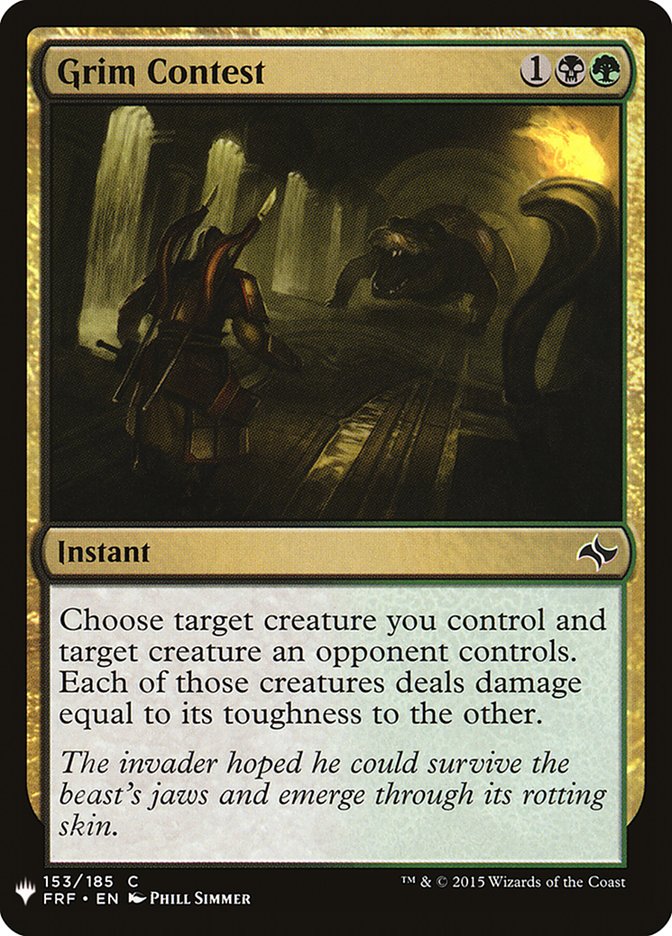 Grim Contest [Mystery Booster] | Good Games Modbury
