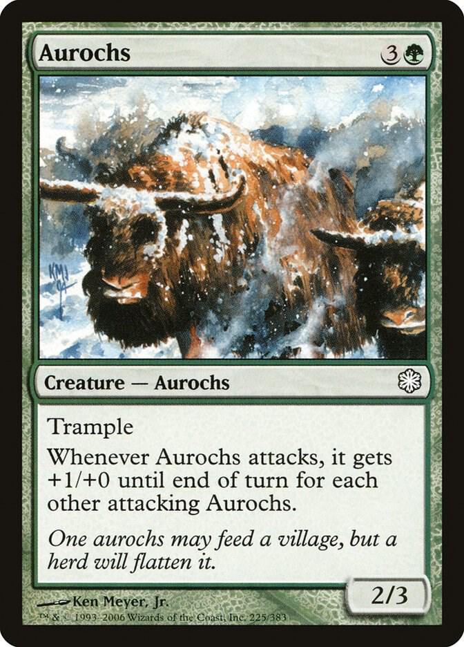 Aurochs 225/62 (Coldsnap Theme Deck Reprints)  | Good Games Modbury