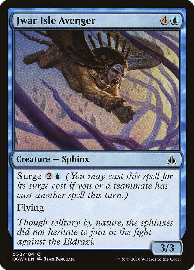 Jwar Isle Avenger 58/184 (Oath of the Gatewatch)  - Foil | Good Games Modbury