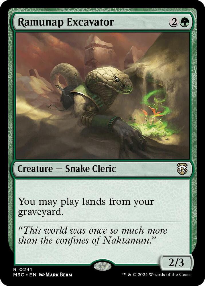 Ramunap Excavator 241/411 (Commander: Modern Horizons 3)  - Ripple Foil | Good Games Modbury