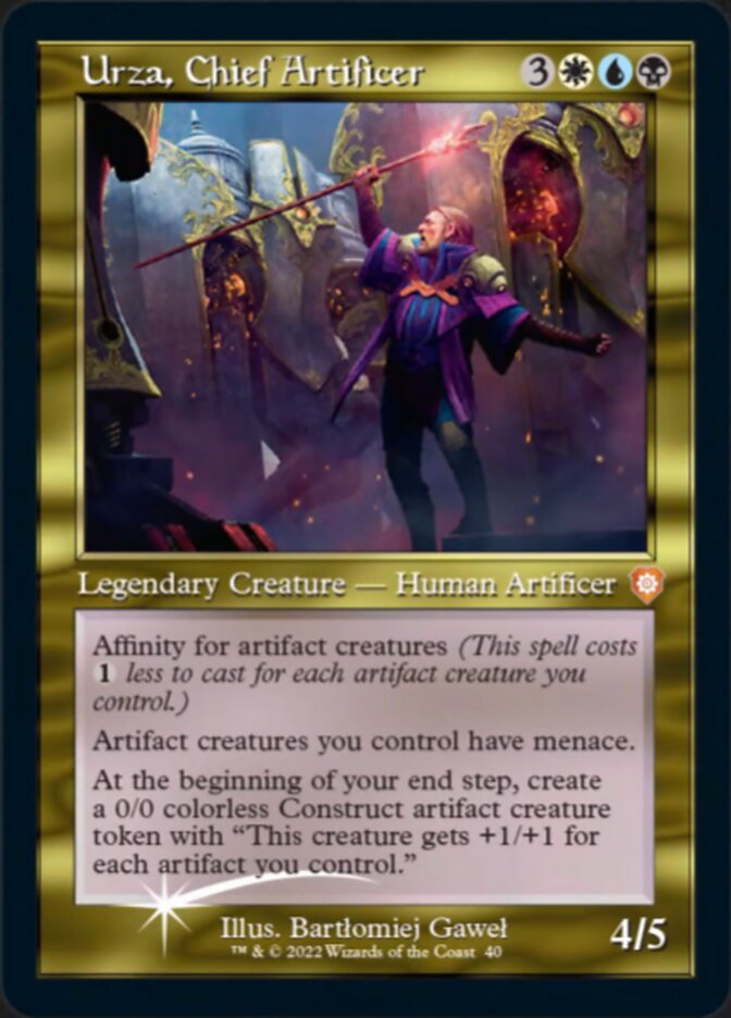 Urza, Chief Artificer (040) (Retro) (Display Commander) [The Brothers' War Commander] | Good Games Modbury