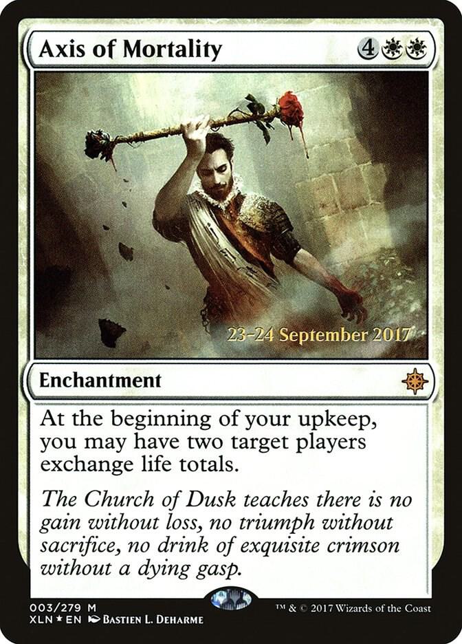 Axis of Mortality 3s/120 (Prerelease Cards)  - PreRelease Foil | Good Games Modbury