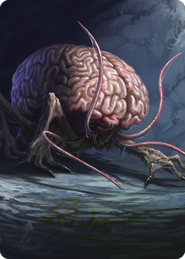 Intellect Devourer Art Card (Gold-Stamped Signature) [Commander Legends: Battle for Baldur's Gate Art Series] | Good Games Modbury