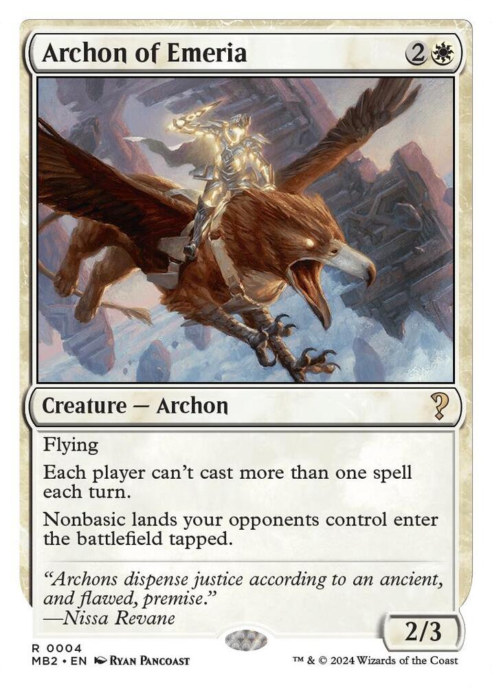 Archon of Emeria 4/390 (Mystery Booster 2)  | Good Games Modbury