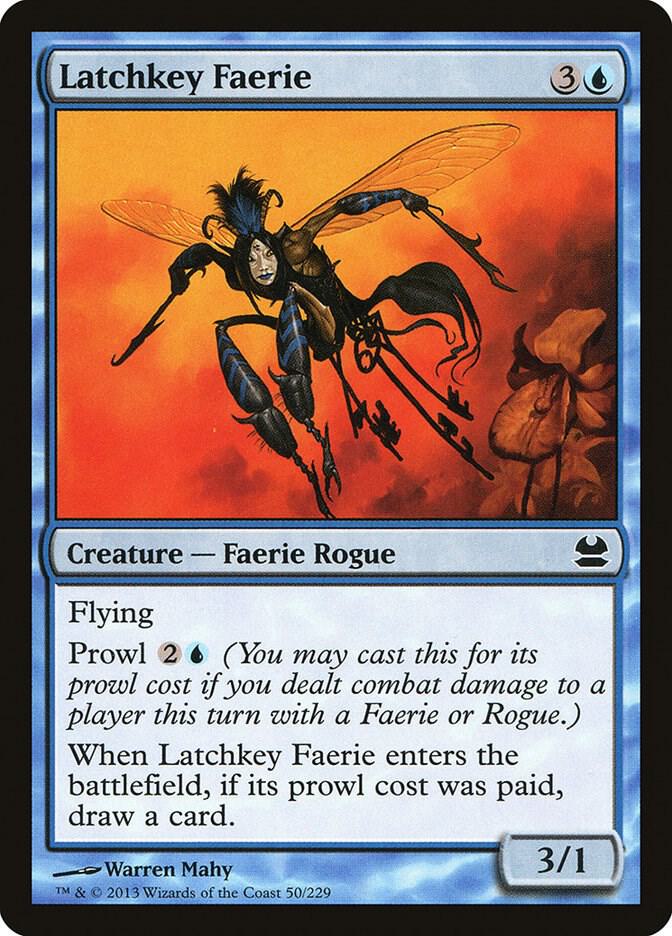Latchkey Faerie 50/229 (Modern Masters)  - Foil | Good Games Modbury