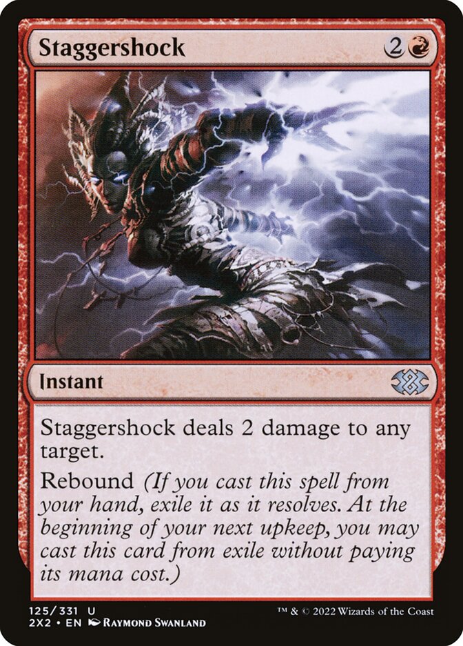 Staggershock 125/331 (Double Masters 2022)  - Foil | Good Games Modbury