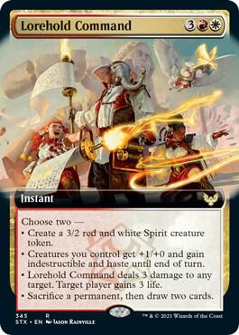 Lorehold Command Extended Art 345/275 (Strixhaven: School of Mages)  | Good Games Modbury