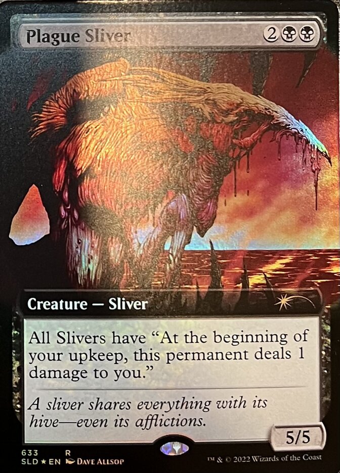 Plague Sliver (Extended Art) [Secret Lair Drop Promos] | Good Games Modbury