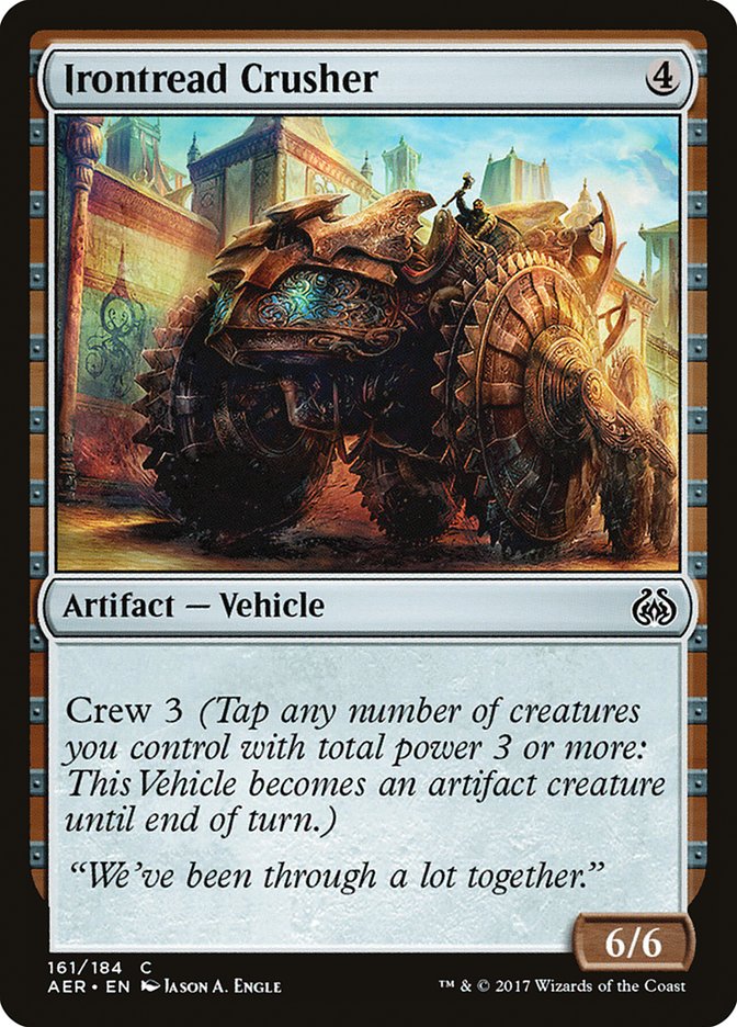 Irontread Crusher 161/184 (Aether Revolt)  | Good Games Modbury