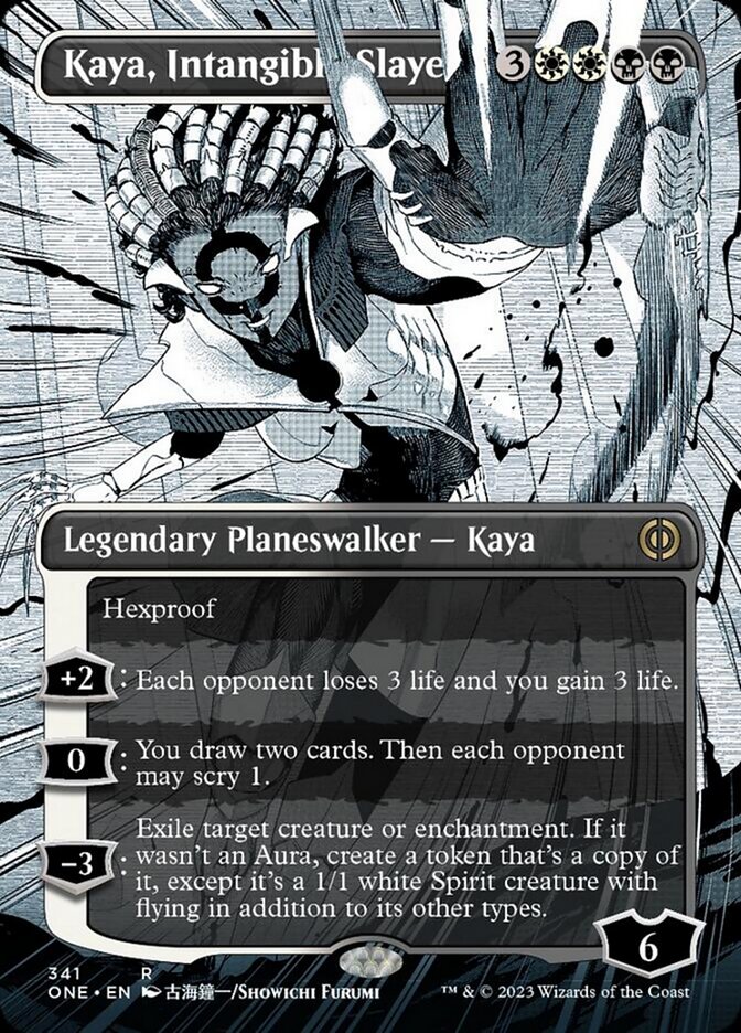 Kaya, Intangible Slayer (Borderless Manga) [Phyrexia: All Will Be One] | Good Games Modbury