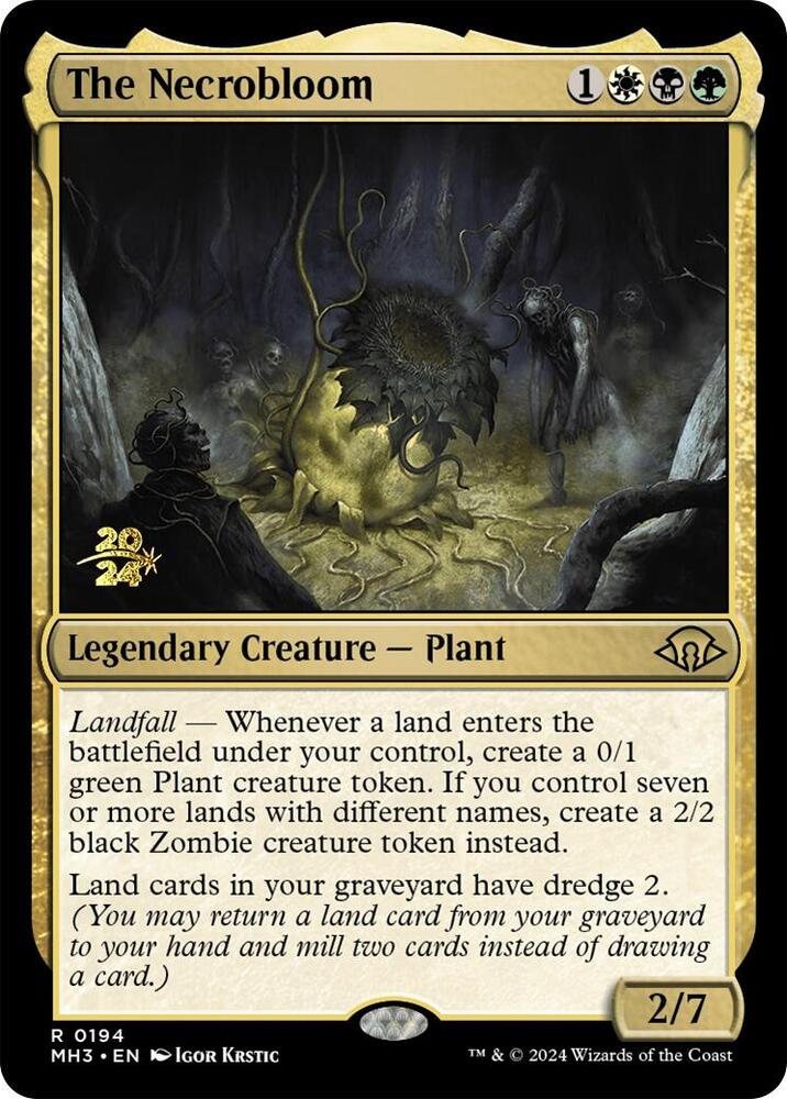 The Necrobloom 194s/90 (Prerelease Cards)  - Foil | Good Games Modbury