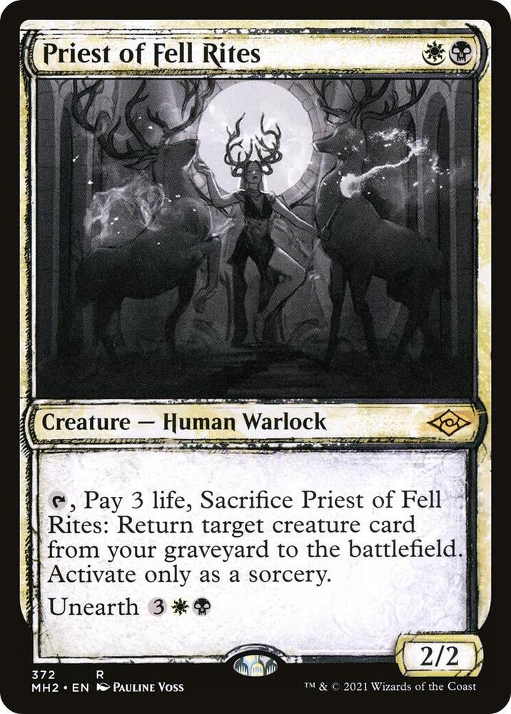 Priest of Fell Rites Showcase 372/303 (Modern Horizons 2)  | Good Games Modbury