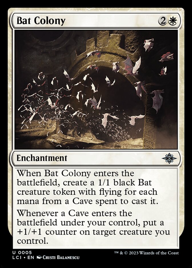 Bat Colony 5/291 (The Lost Caverns of Ixalan)  - Foil | Good Games Modbury
