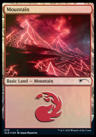 Mountain (Lightning) (570) [Secret Lair Drop Promos] | Good Games Modbury