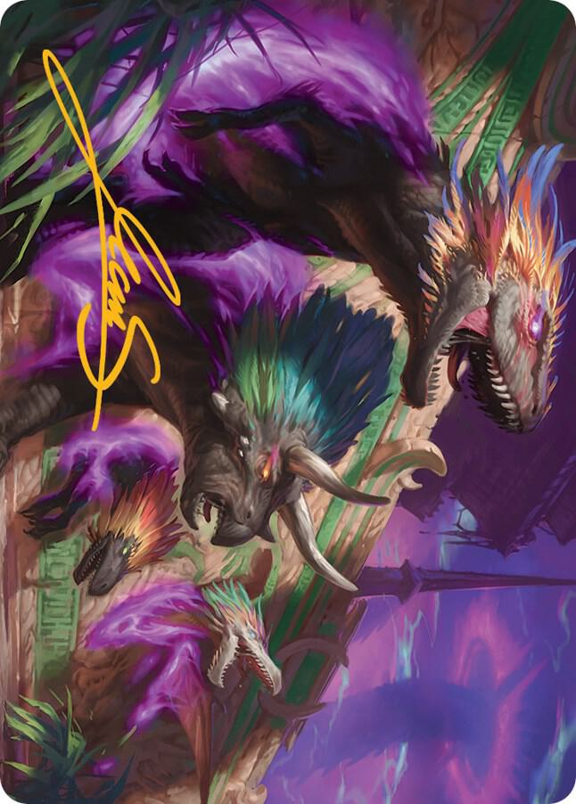 Burning Suns Fury Art Card Gold Stamped Signature 29 (Art Series: March of the Machine)  | Good Games Modbury