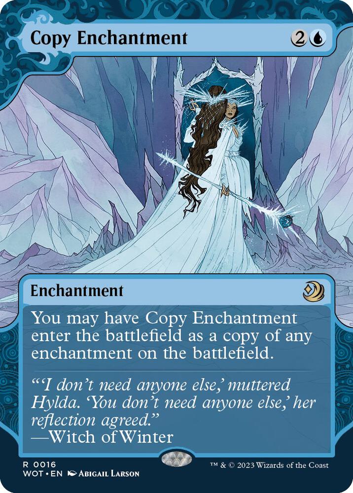 Copy Enchantment 16/63 (Wilds of Eldraine: Enchanting Tales)  - Showcase | Good Games Modbury