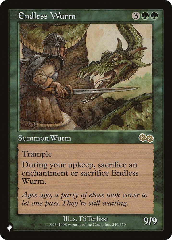 Endless Wurm 249/350 (The List Reprints)  | Good Games Modbury