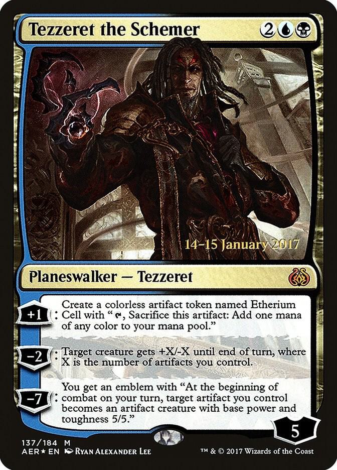 Tezzeret the Schemer 137s/65 (Prerelease Cards)  - Foil | Good Games Modbury