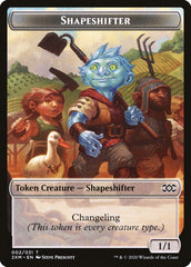 Elemental // Shapeshifter Double-Sided Token [Double Masters Tokens] | Good Games Modbury