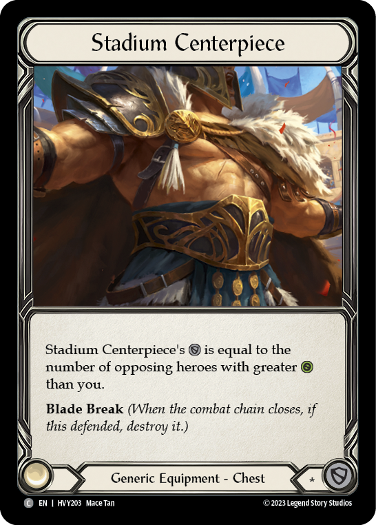 Stadium Centerpiece [HVY203] (Heavy Hitters)  Cold Foil | Good Games Modbury