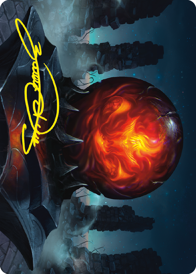 Commander's Sphere Art Card (Gold-Stamped Signature) [The Lord of the Rings: Tales of Middle-earth Art Series] | Good Games Modbury