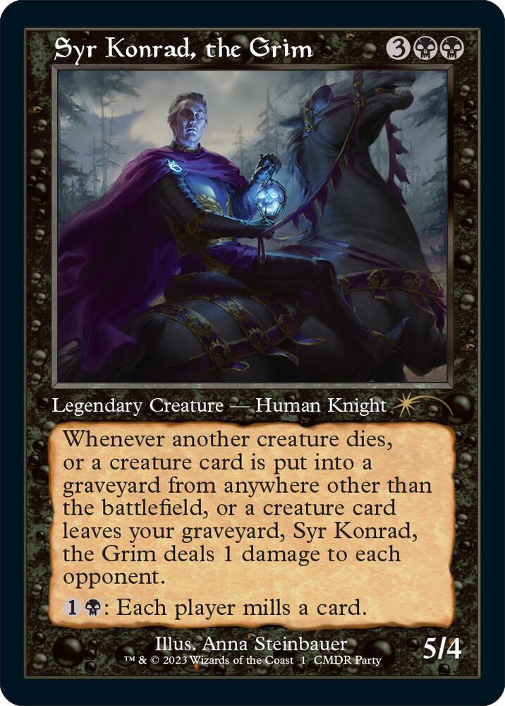 Syr Konrad, the Grim 1 (WPN & Gateway Promos)  - Retro Foil | Good Games Modbury