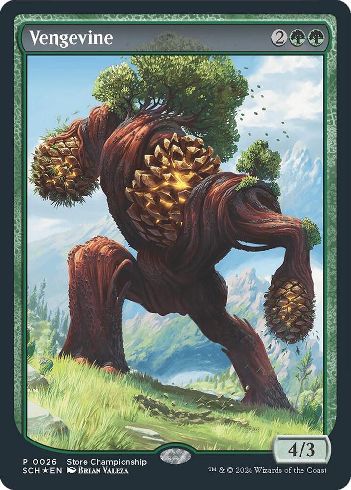 Vengevine 26/49 (Game Day & Store Championship Promos)  - Textless Foil | Good Games Modbury