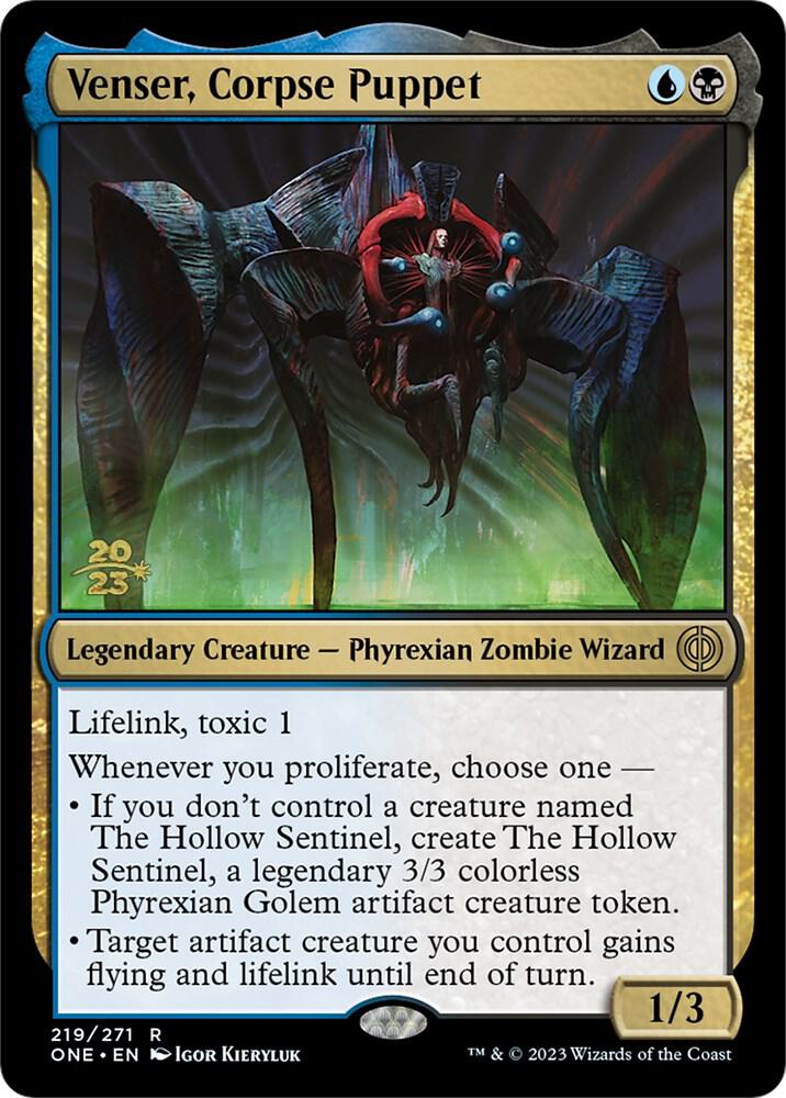 Venser Corpse Puppet 219s/160 (Prerelease Cards)  - Foil | Good Games Modbury