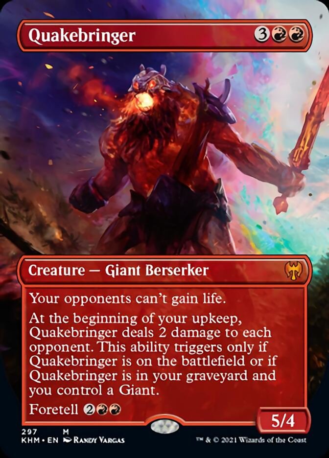 Quakebringer (Borderless Alternate Art) [Kaldheim] | Good Games Modbury