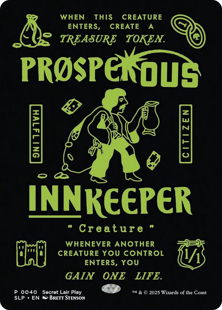 Prosperous Innkeeper 40 (Secret Lair Showdown)  - Borderless Foil | Good Games Modbury