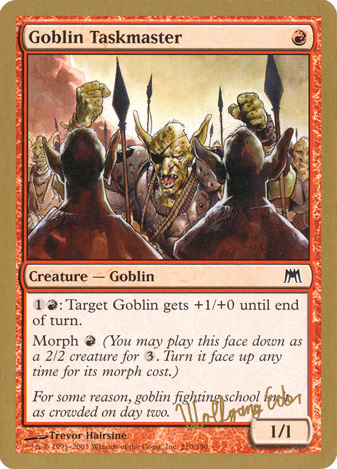 Goblin Taskmaster (Wolfgang Eder) [World Championship Decks 2003] | Good Games Modbury