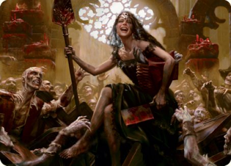 Gisa, Glorious Resurrector Art Card [Innistrad: Midnight Hunt Art Series] | Good Games Modbury