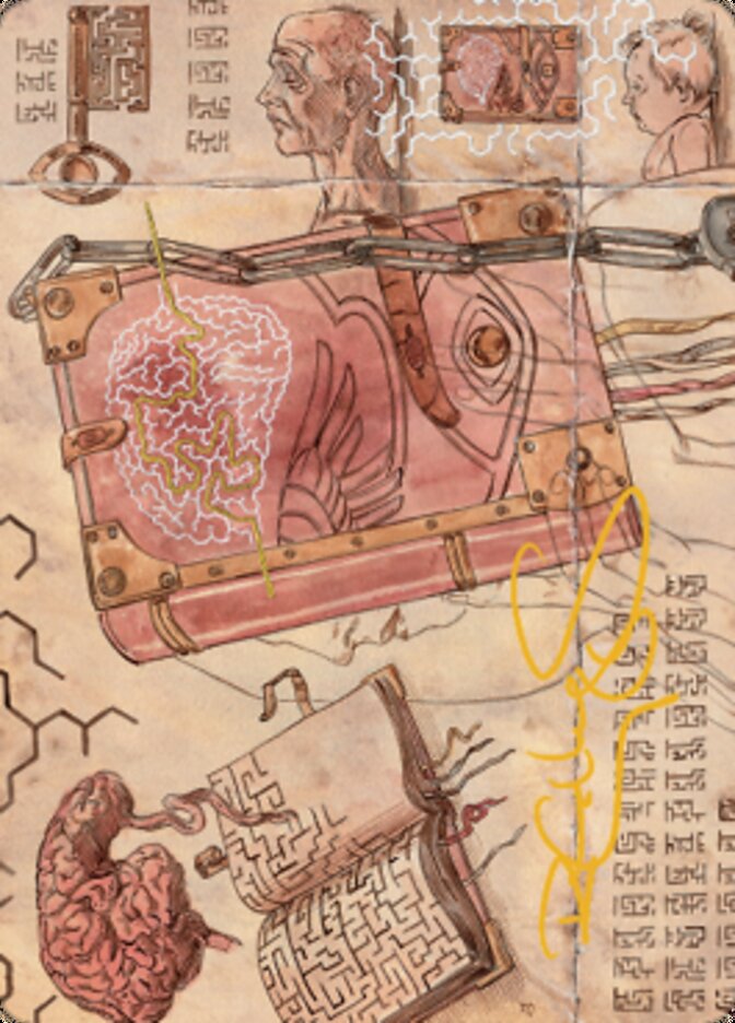 Mazemind Tome Art Card (Gold-Stamped Signature) [The Brothers' War Art Series] | Good Games Modbury