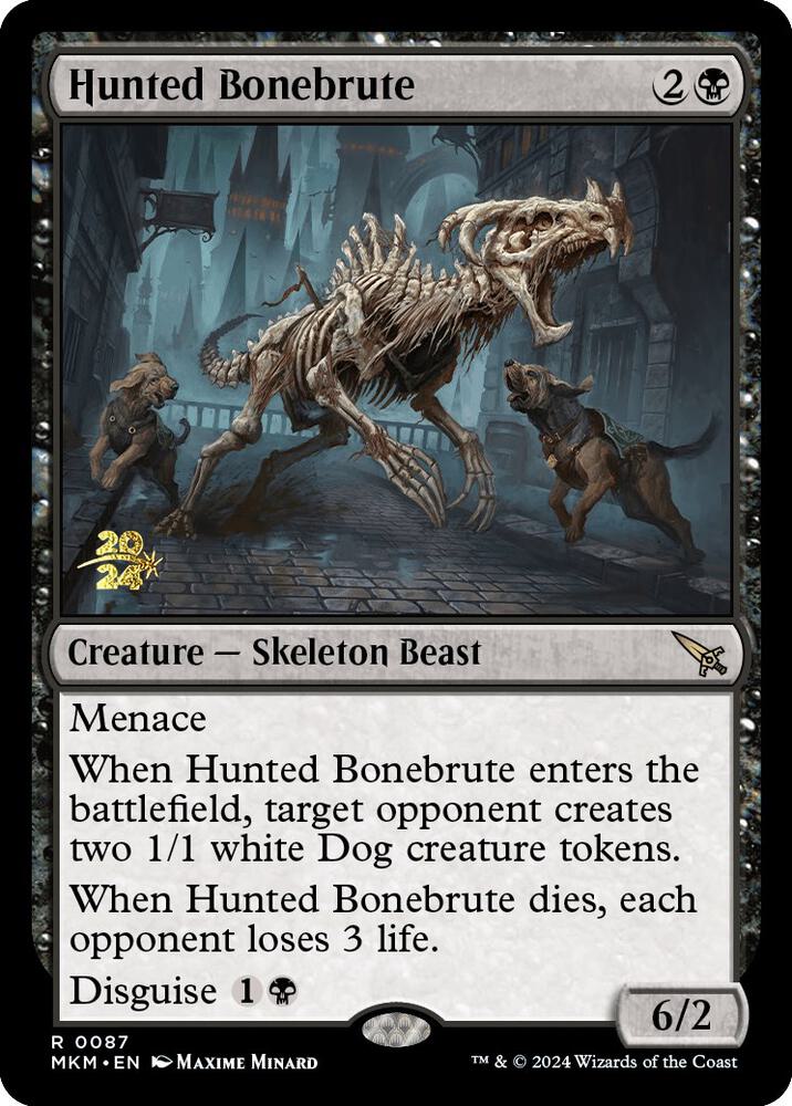 Hunted Bonebrute 87s/182 (Prerelease Cards)  - Foil | Good Games Modbury