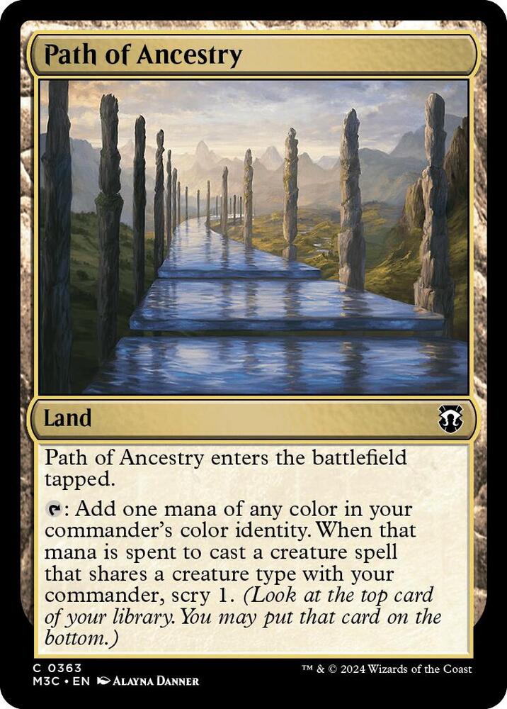 Path of Ancestry 363/411 (Commander: Modern Horizons 3)  - Ripple Foil | Good Games Modbury
