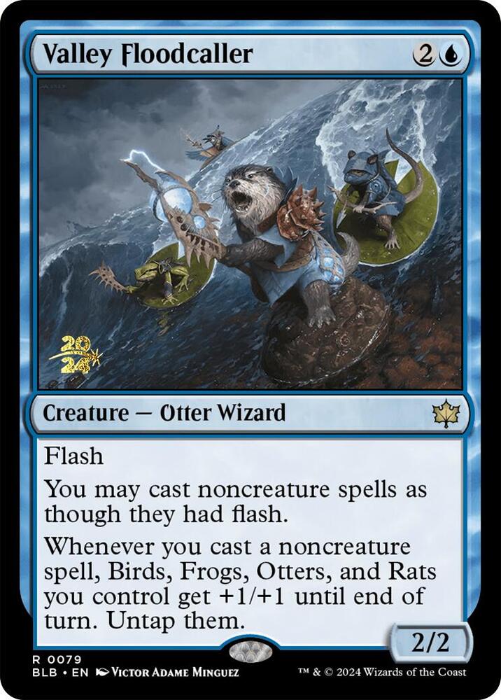 Valley Floodcaller 79s/160 (Prerelease Cards)  - Foil | Good Games Modbury