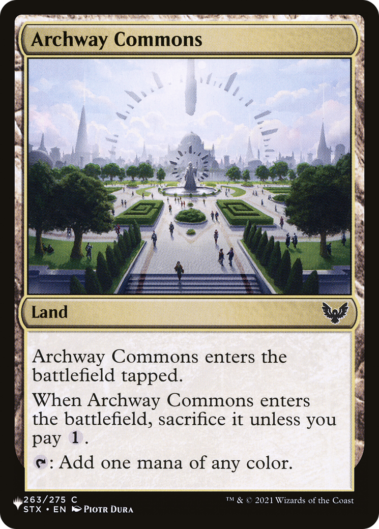 Archway Commons [The List Reprints] | Good Games Modbury